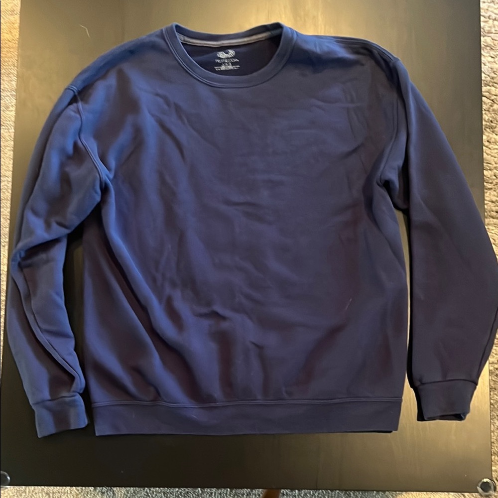 Fruit of the Loom Blue Crewneck Sweater